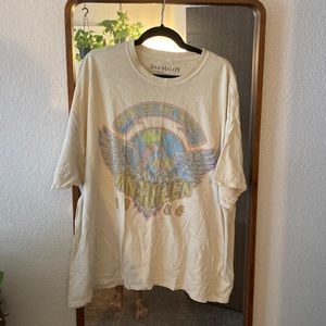 Oversized Van Halen t shirt
